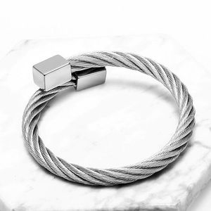 ✨ New Stainless Steel Silver Rope Bracelet